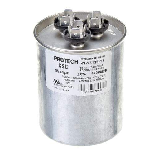 SD43-25133-17 43-25133-17-dual-section-round-capacitor