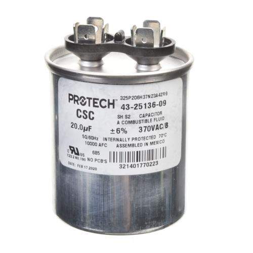 SD43-25136-09 43-25136-09-capacitor-run-20uf-370vac
