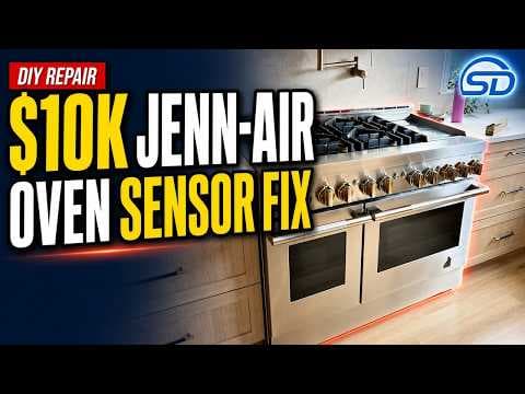 How to Replace a Supplying Demand W10859573 Oven Temp Sensor On A $10K Jenn Air Gas Double Oven