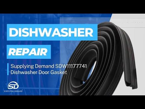 How To Replace Supplying Demand W11177741 Dishwasher Door Gasket Seal
