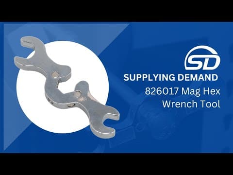 How to Use the Supplying Demand 826017 Mag Hex Wrench Tool | For 1/4" & 3/8" Nuts, Bolts & Screws