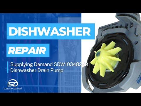 How To Install Supplying Demand SDW10348269 Dishwasher Drain Pump