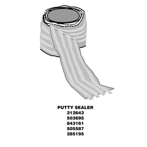 SDWP505587 wp505587-505587-refrigerator-mastic-sealer