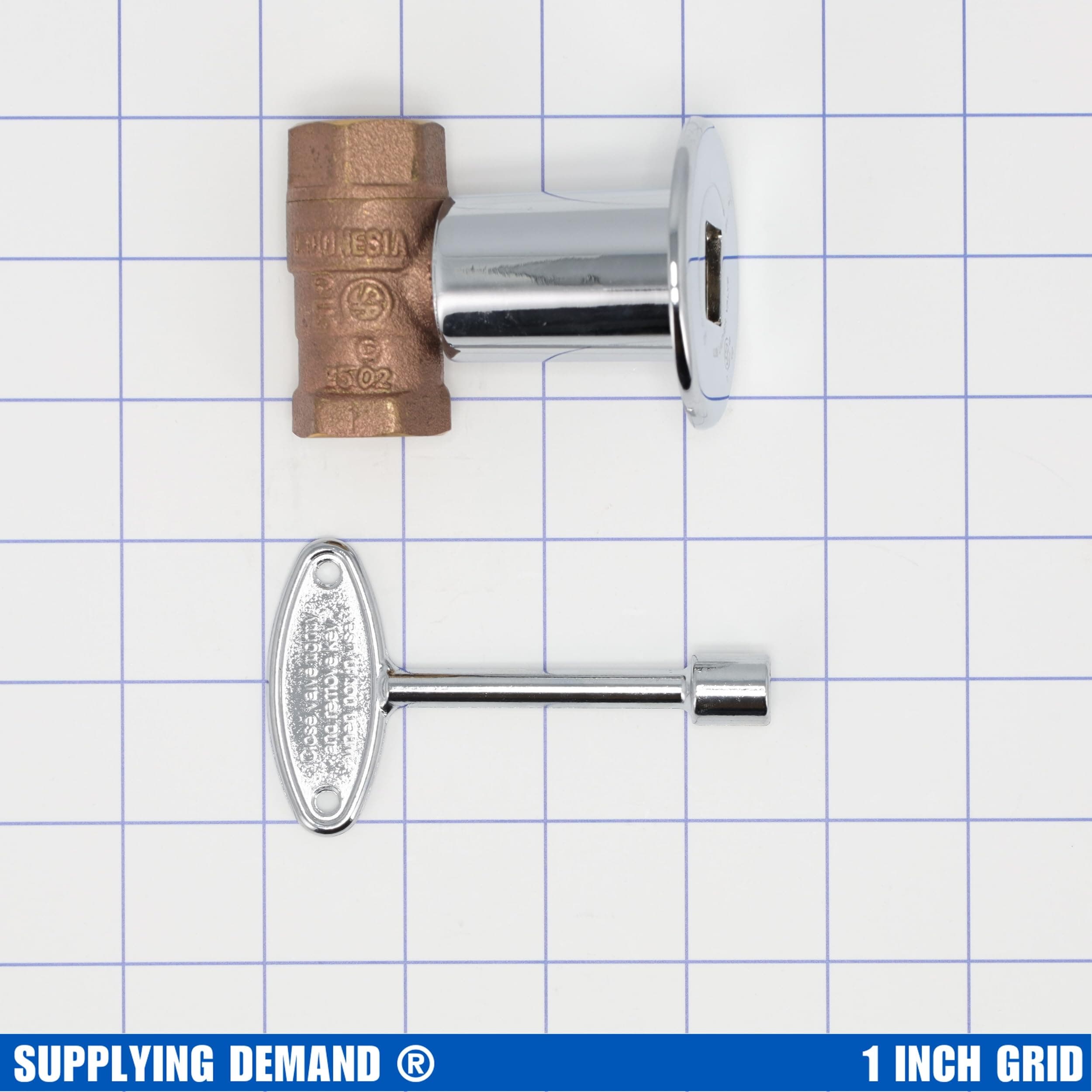 SDBVL-2SK-CP bvl-2sk-cp-ips-straight-log-lighter-ball-valve-cover-key view 11