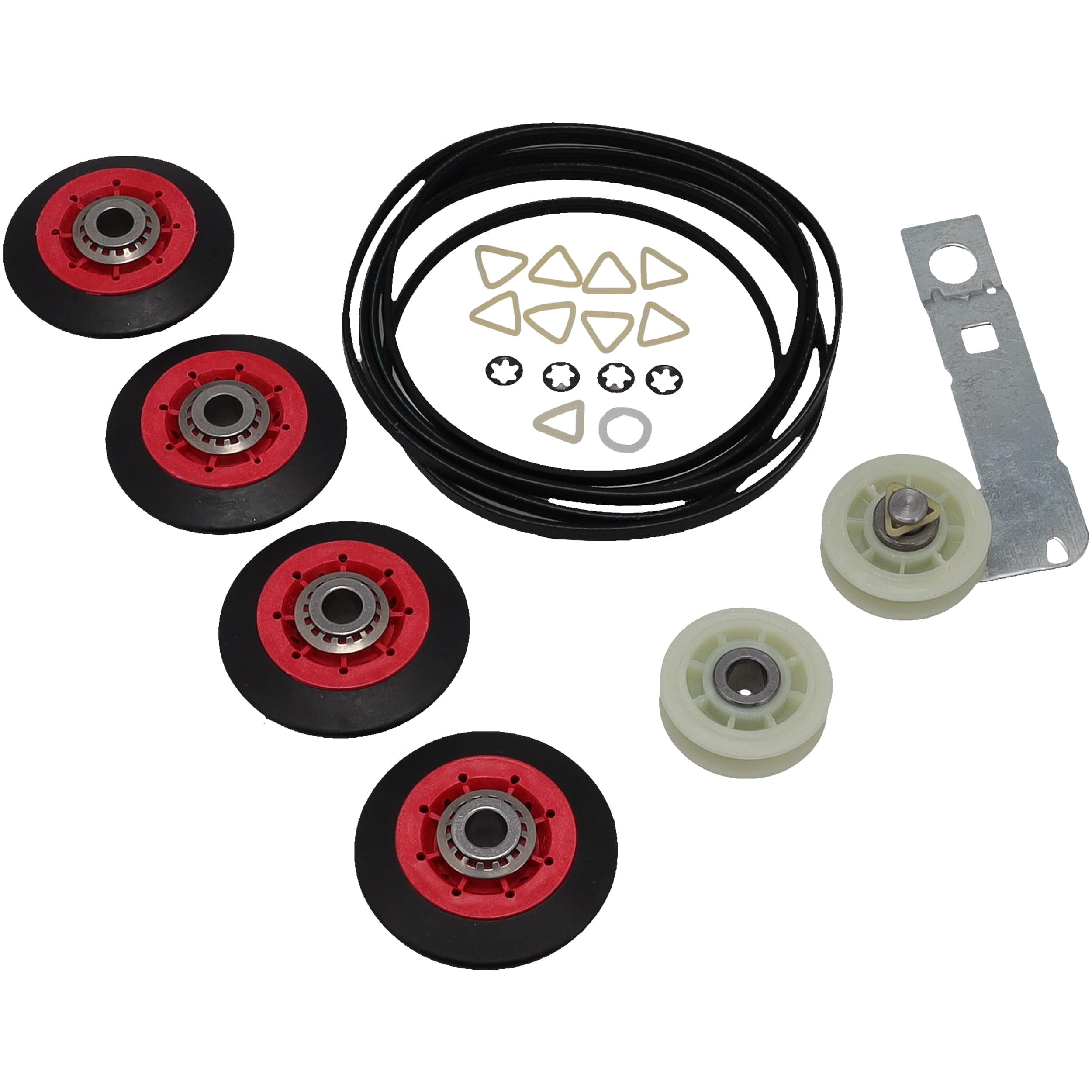 Supplying Demand 4392067 W10837240 Dryer Repair Kit - Rollers, Idler, Belt, Tensioner - Replaces 587637, 80047, W10118754, W10118756