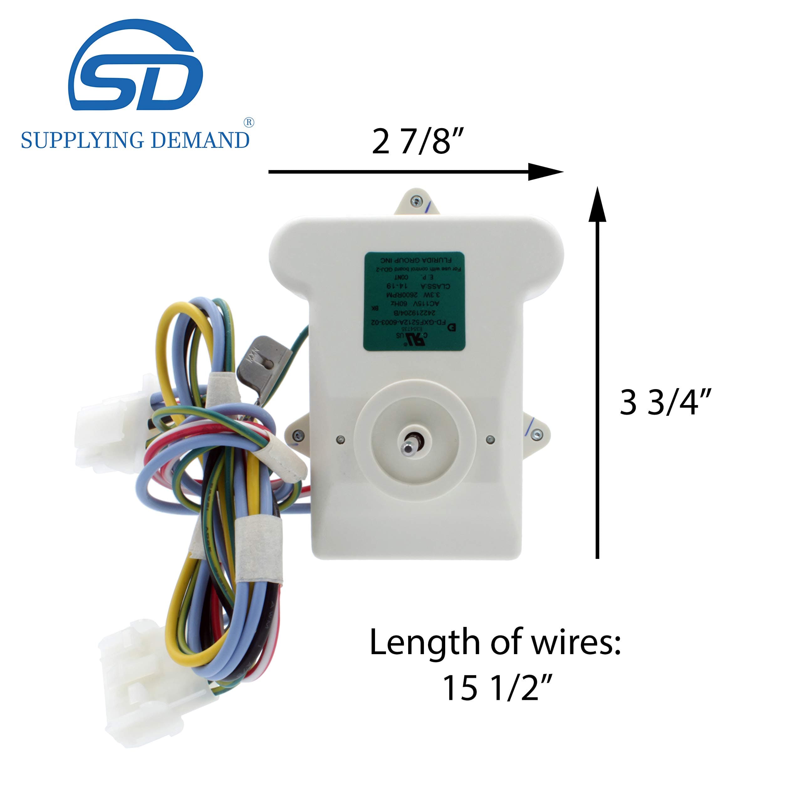 SD242219204 242219204-4546153-refrigerator-evaporator-fan-motor view 11