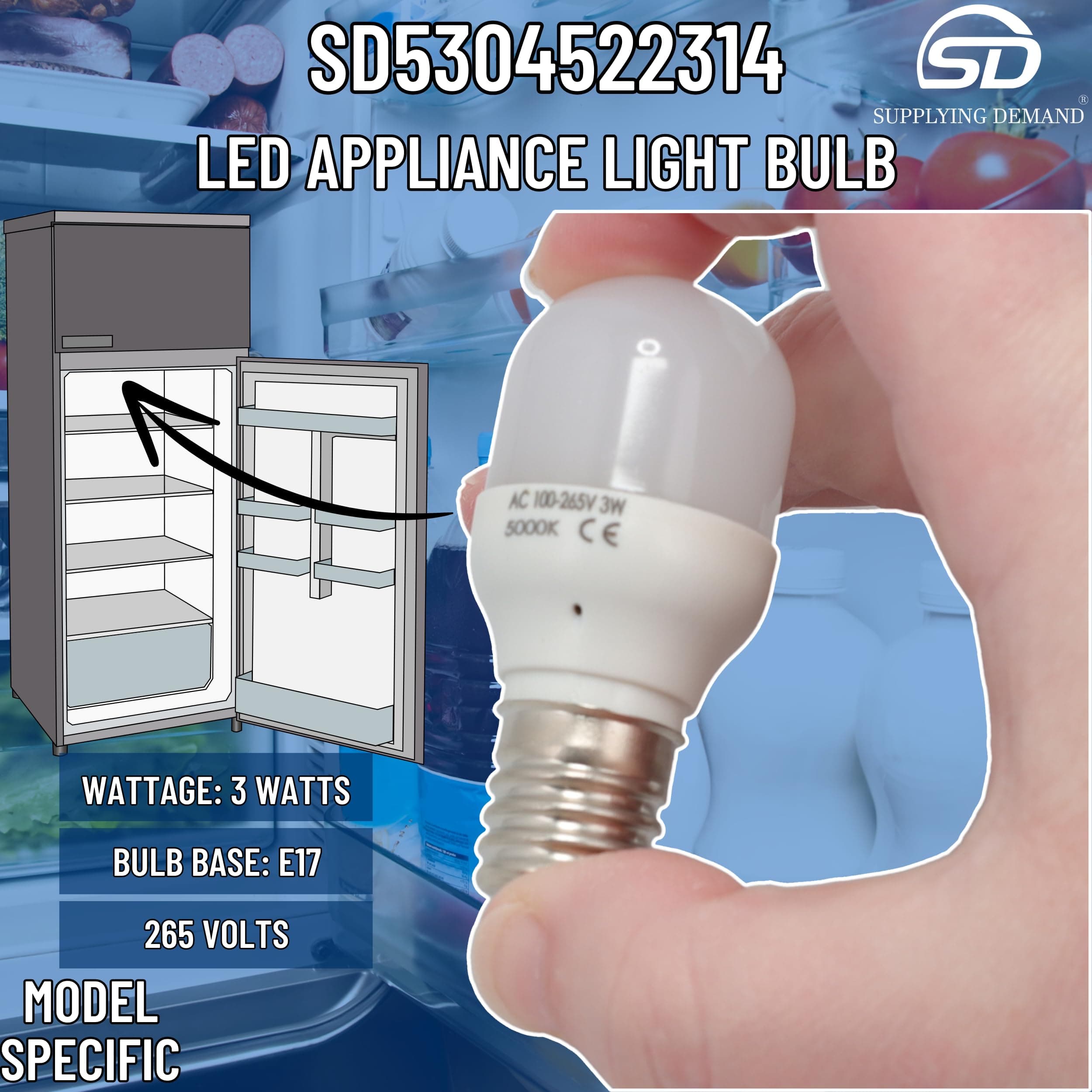SD5304522314 5304522314-ap6976284-refrigerator-led-light view 81