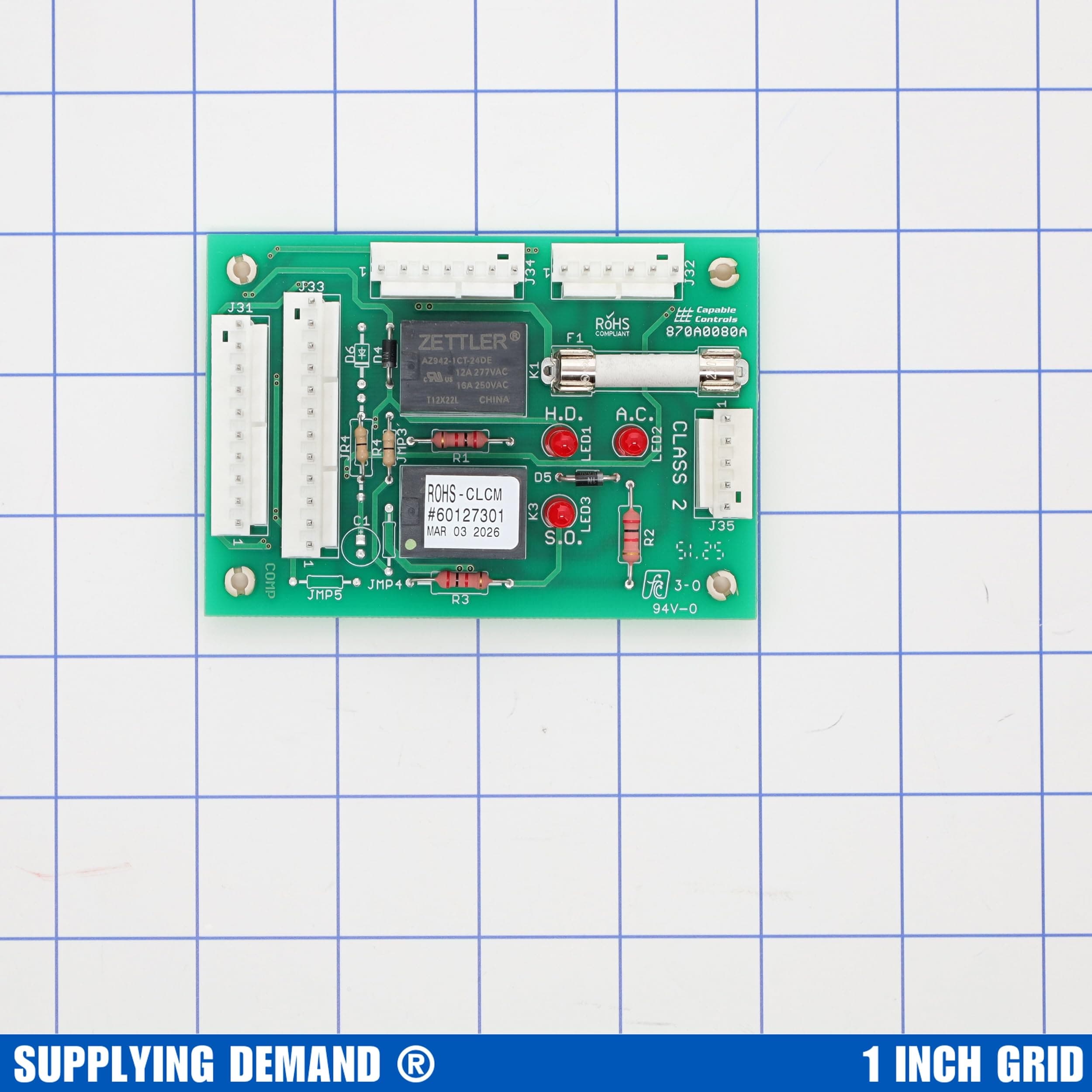 SD60127301-CL 60127301-cl-commercial-fryer-relay-board view 11