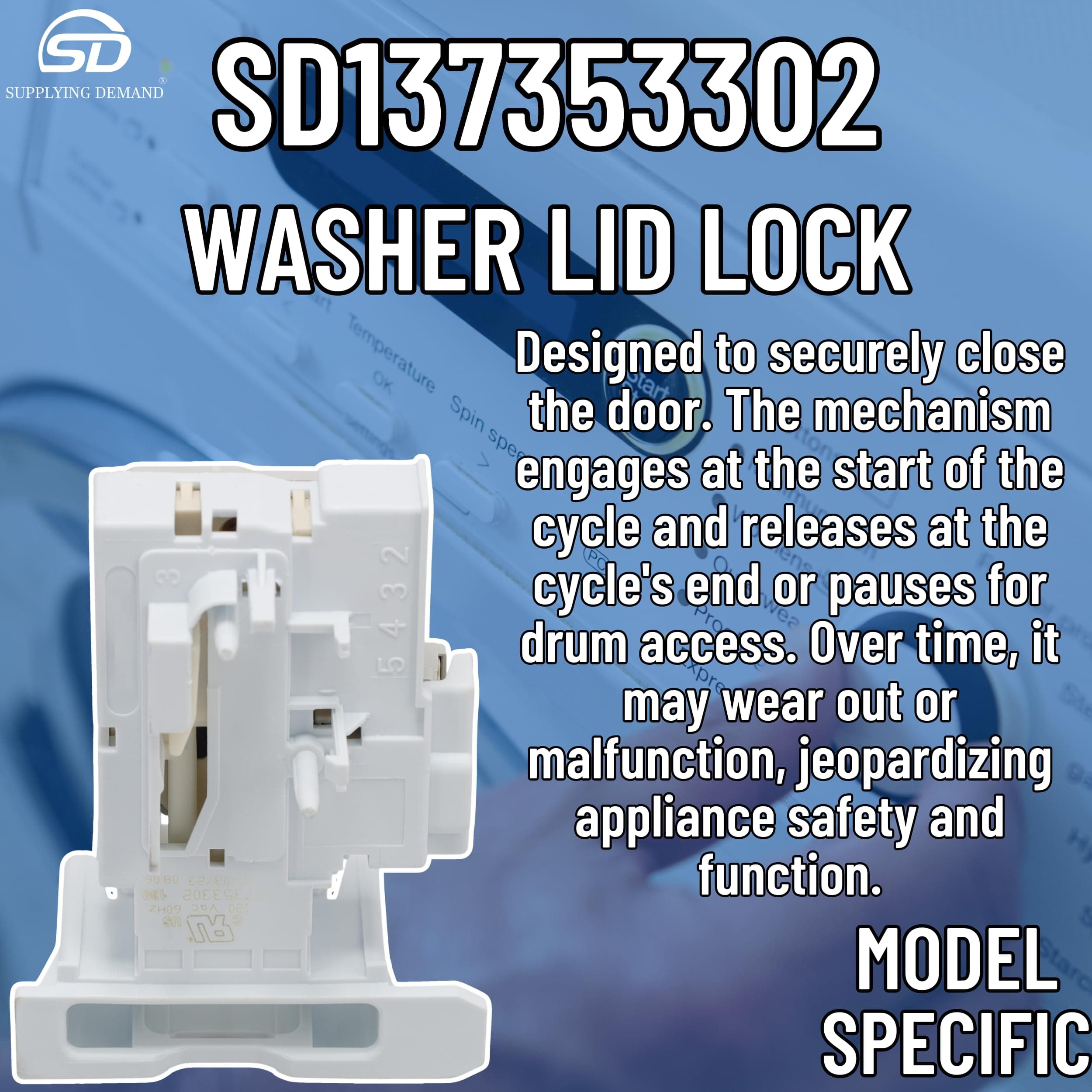 SD137353302 137353302-4245274-washer-lid-lock-switch view 31