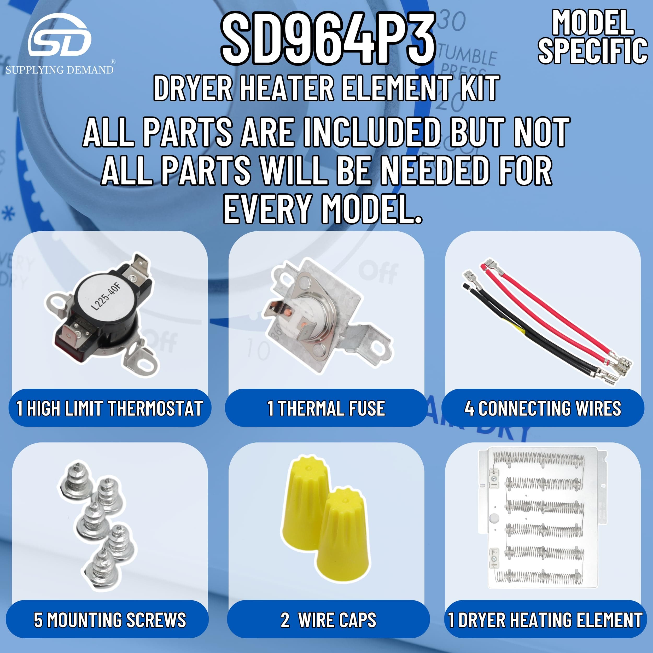 SD964P3 964p3-ap4489047-dryer-heating-element-kit view 41