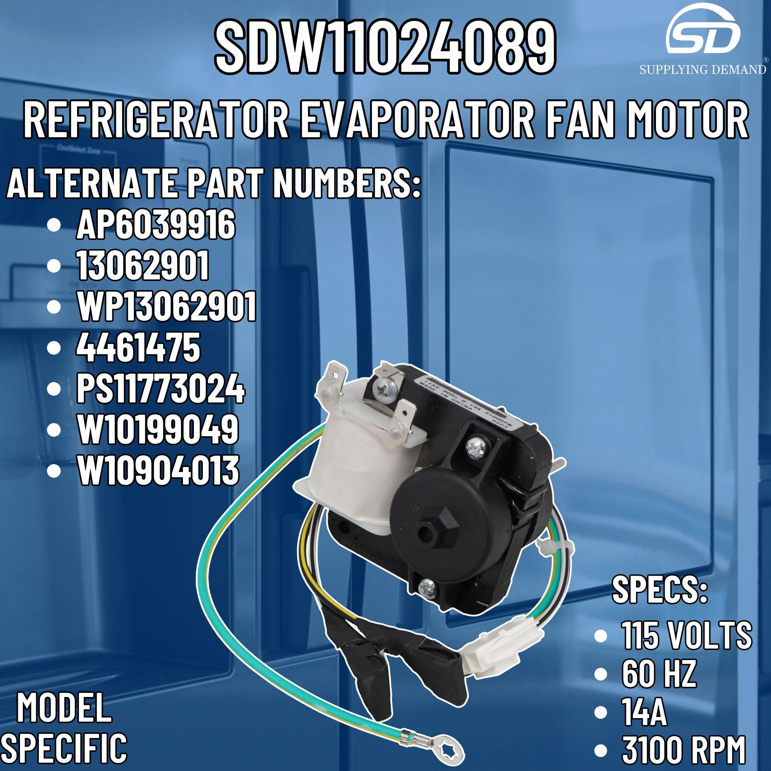 SDW11024089_V1 w11024089_v1-w11024089-refrigerator-freezer-evaporator-fan-motor view 81