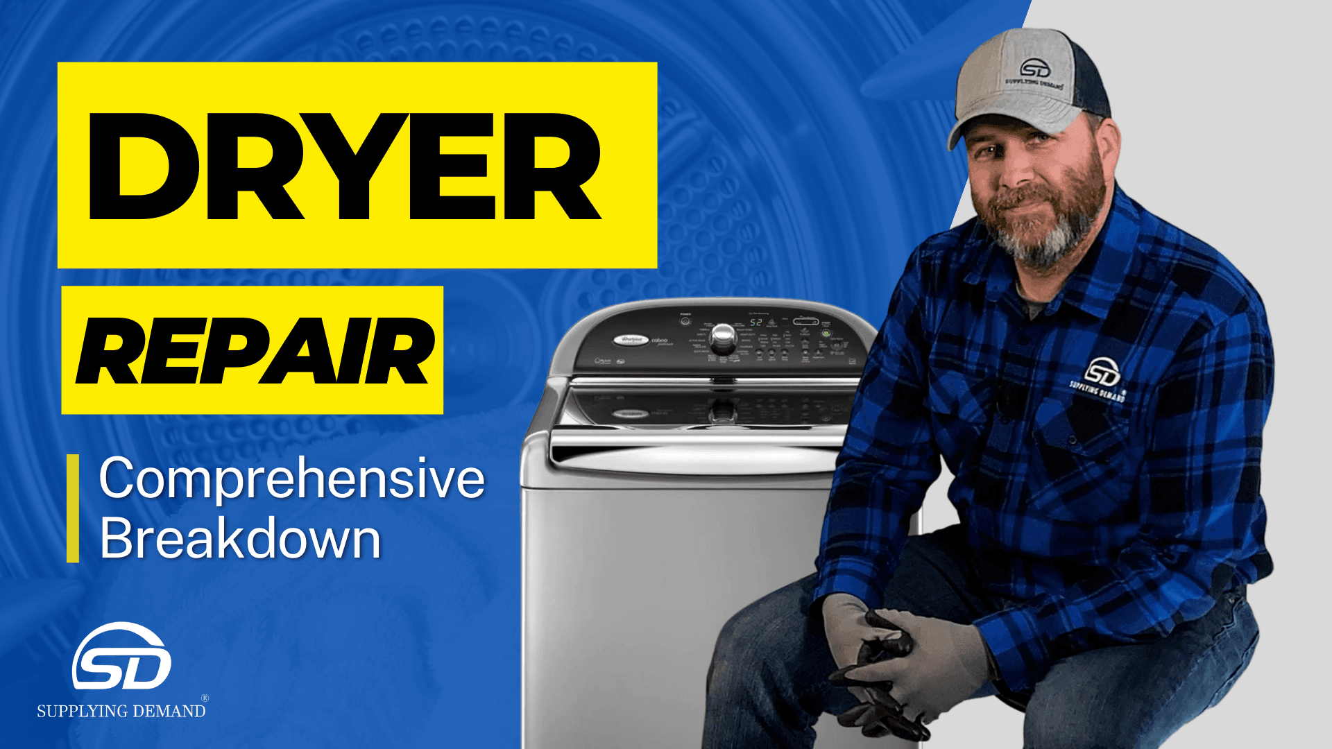 18 Dryer Repairs in One Video — A Complete Disassembly and Replacement Guide