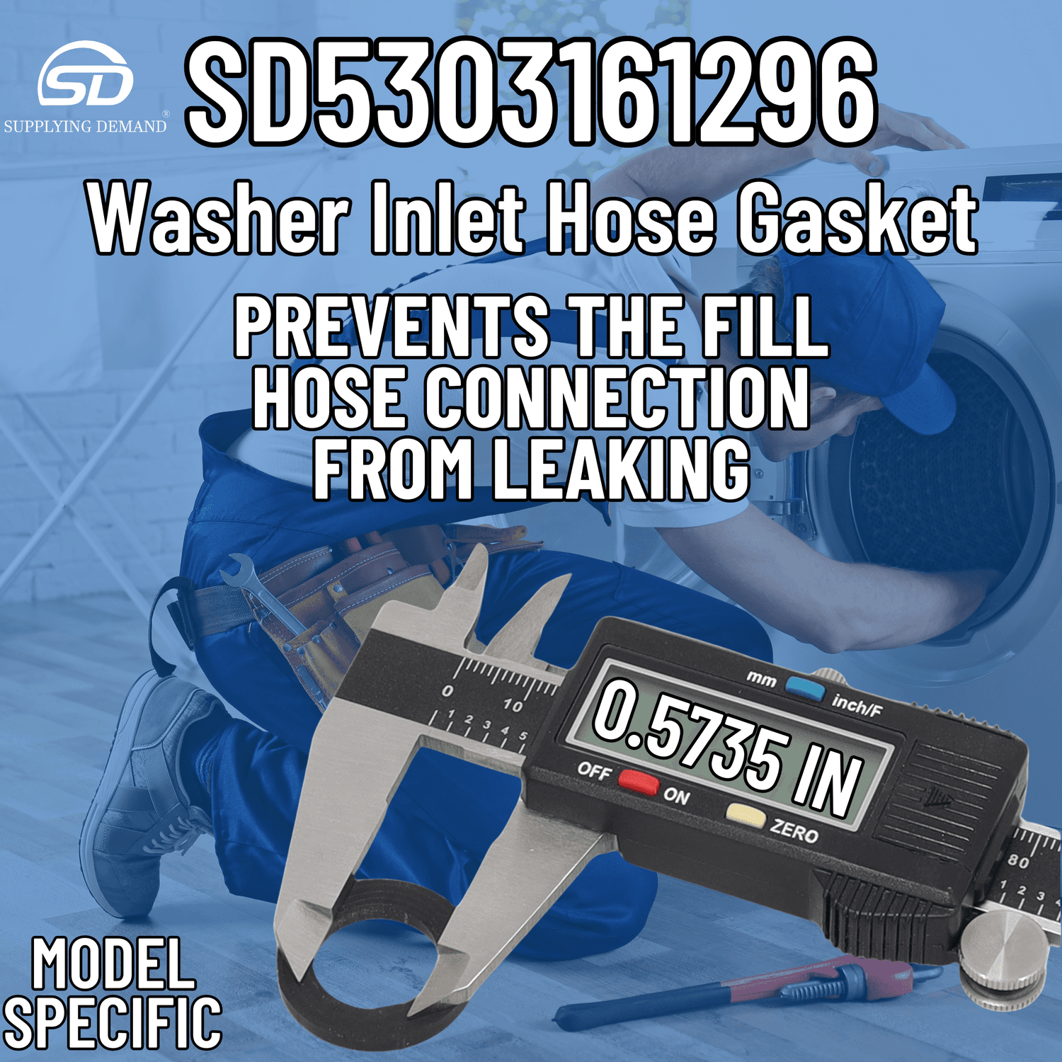 SD5303161296 5303161296-3161296-washer-inlet-hose view 71