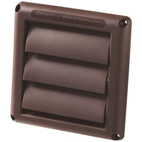 SDHS4B/48 HS4B-48-louvered-vent-hood-4inch-brown
