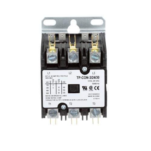 SDTP-CON-3/24/30 TP-CON-3-24-30-hvac-contactor-3-pole-24v-30-amp