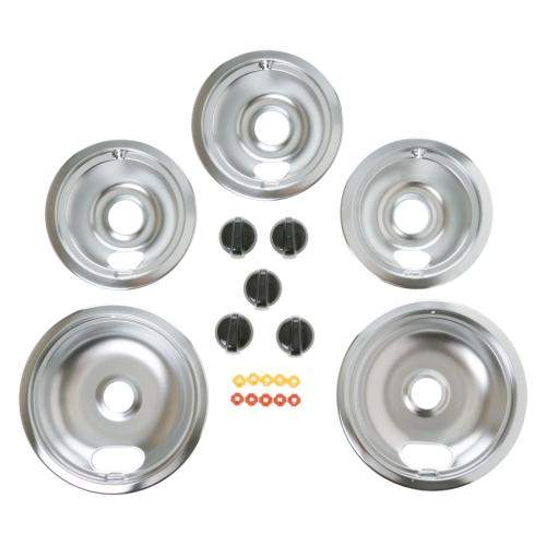 SDWX11X10001 WX11X10001-black-knob-drip-pan-kit