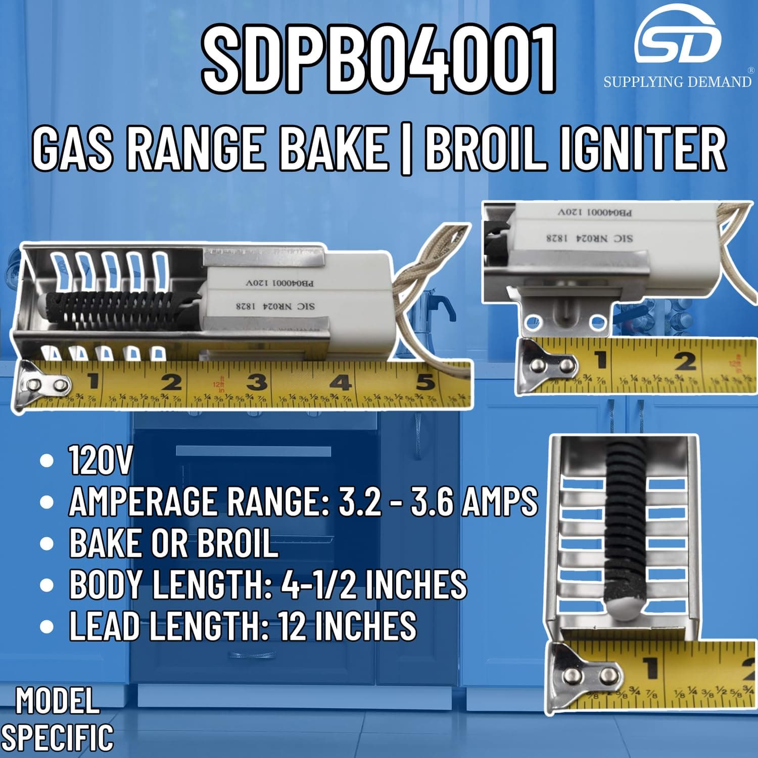SDPB04001 pb04001-065650-000-gas-range-bake-broil-igniter view 61