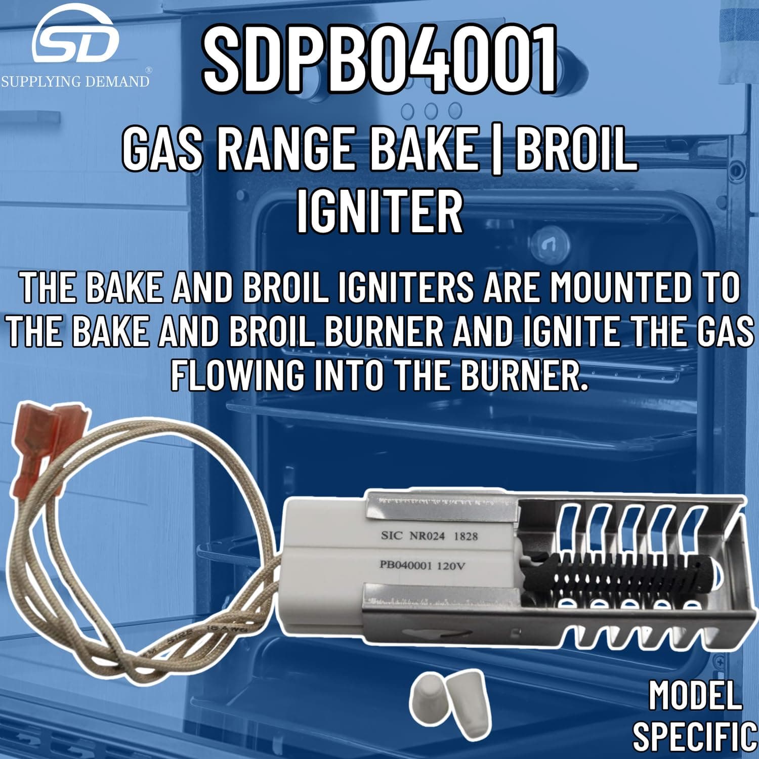 SDPB04001 pb04001-065650-000-gas-range-bake-broil-igniter view 21
