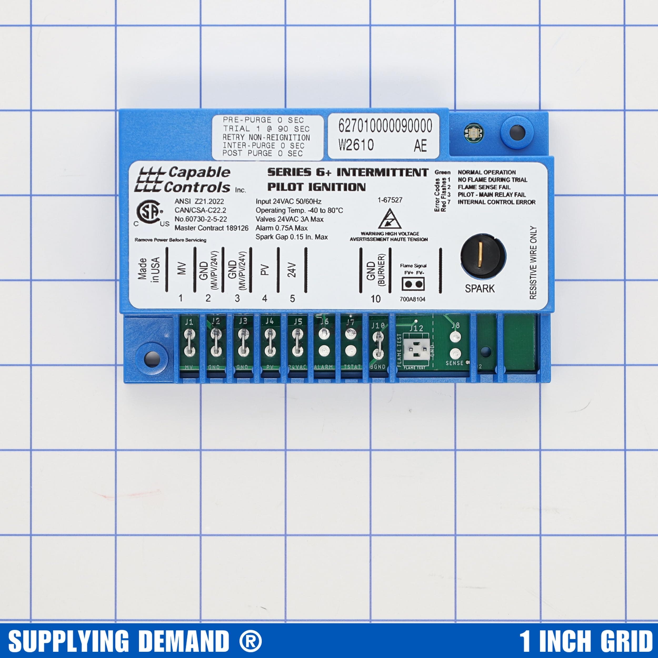 SD60152001-CL 60152001-cl-commercial-fryer-ignition-module view 11