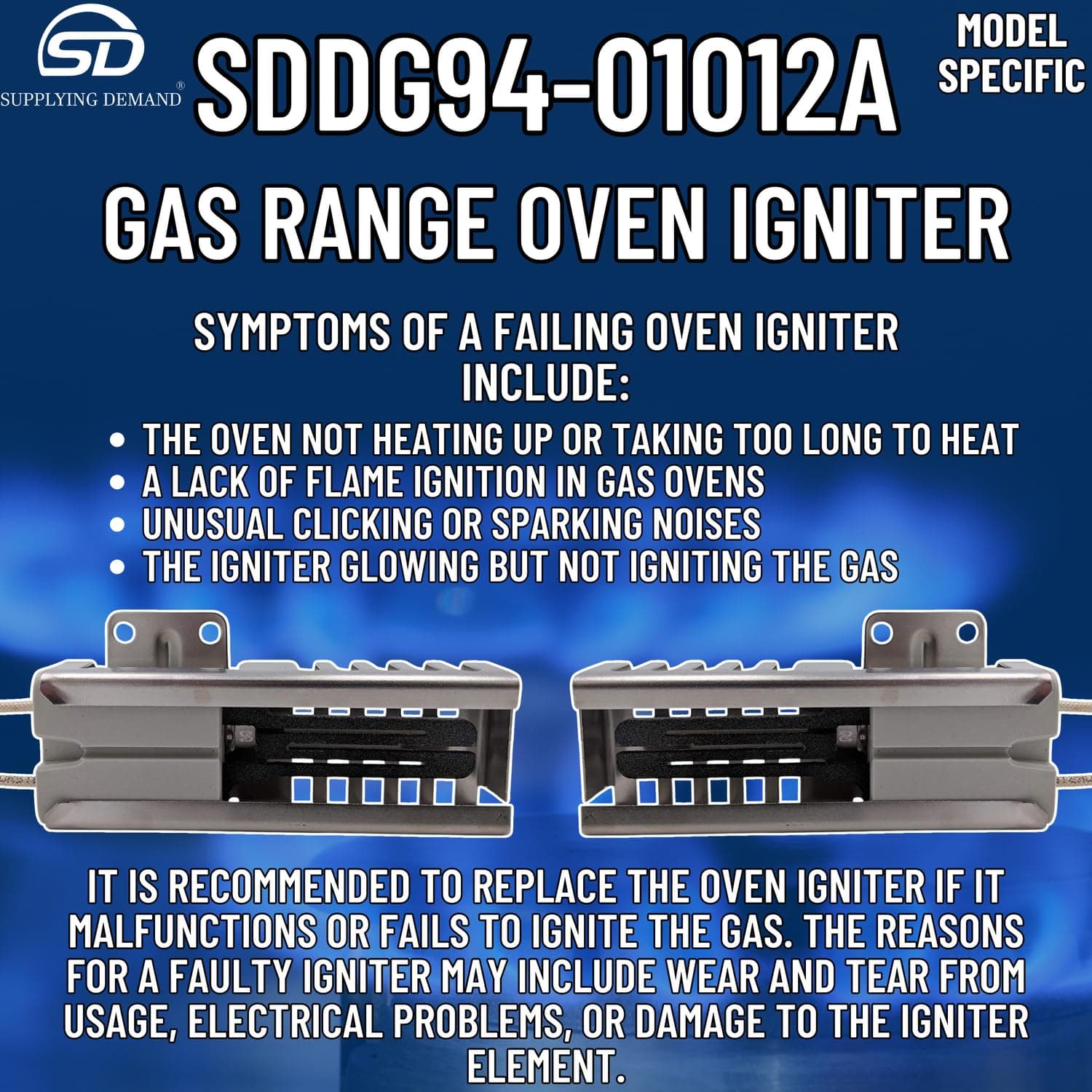 SDDG94-01012A-FBA dg94-01012a-4011538-gas-range-oven-igniter view 61