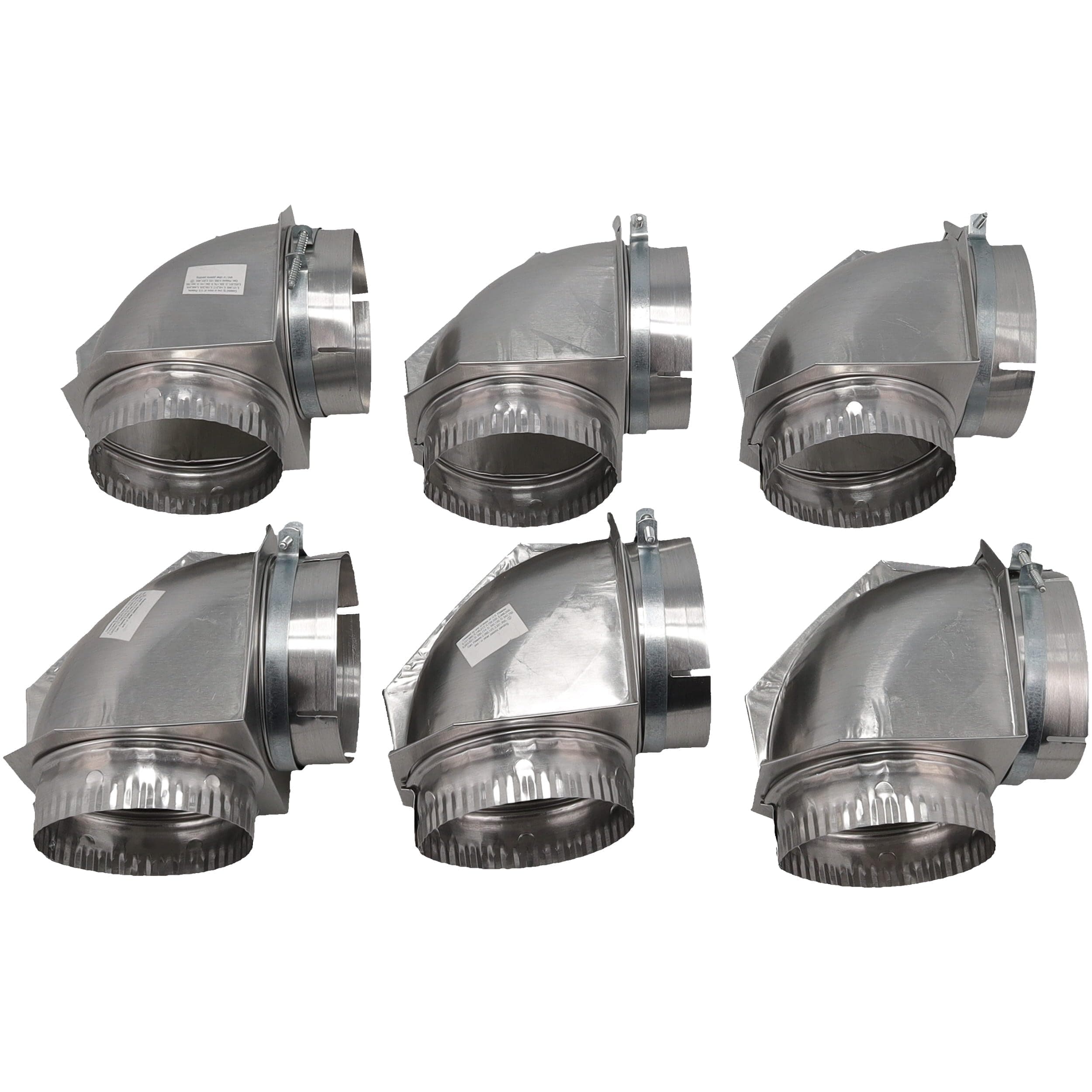 SD60631X6 60631x6-dryer-4-inch-aluminum-90-degree-elbow-vent-connector-|-pro-pack-6