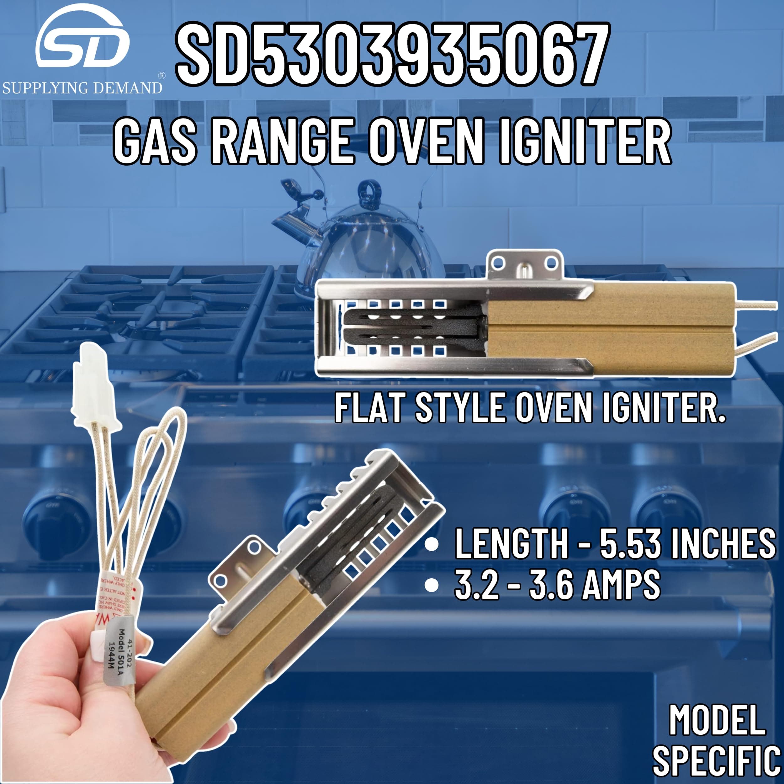 SD5303935067 5303935067-gas-range-oven-igniter view 71