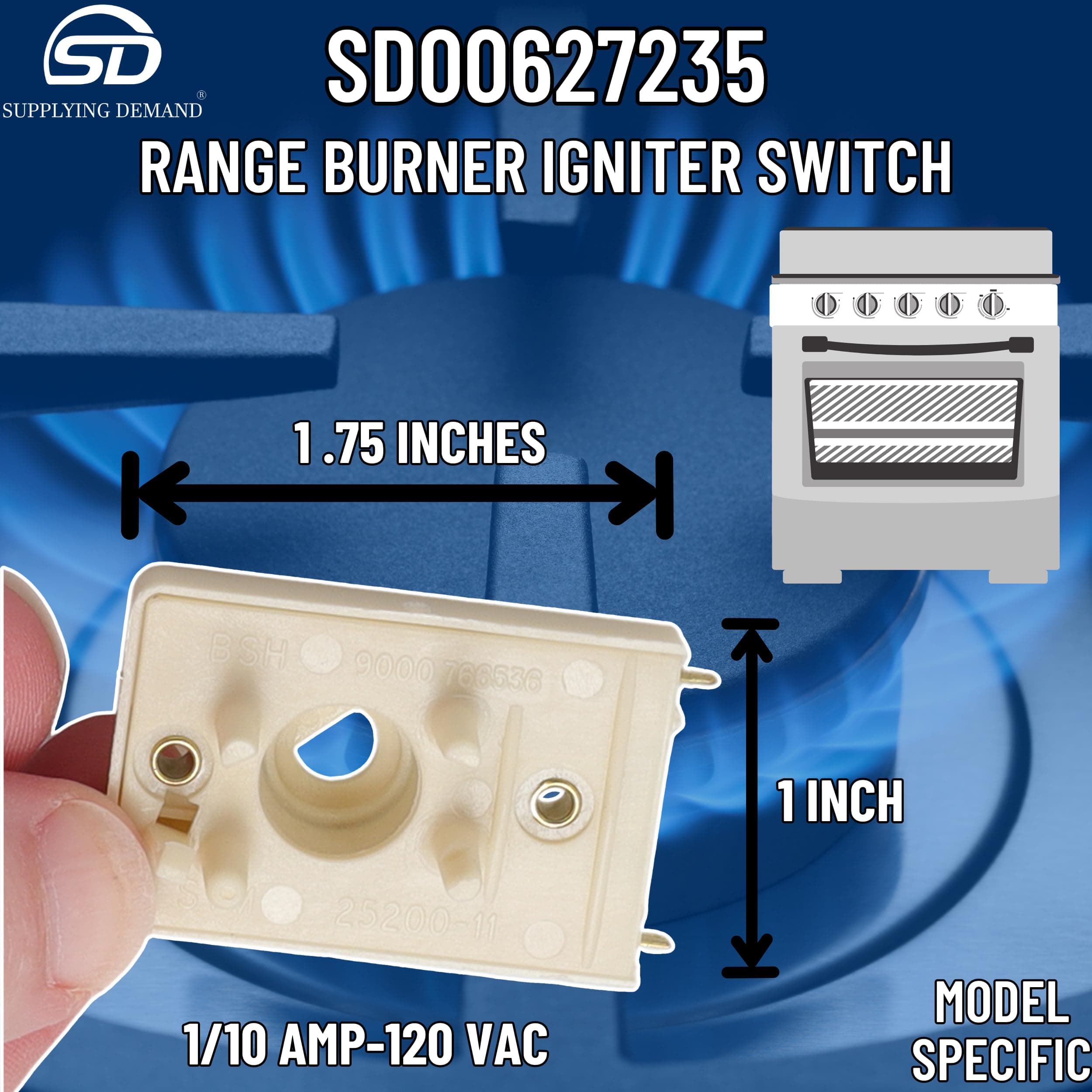 SD00627235 00627235-00619527-range-burner-igniter-switch view 71