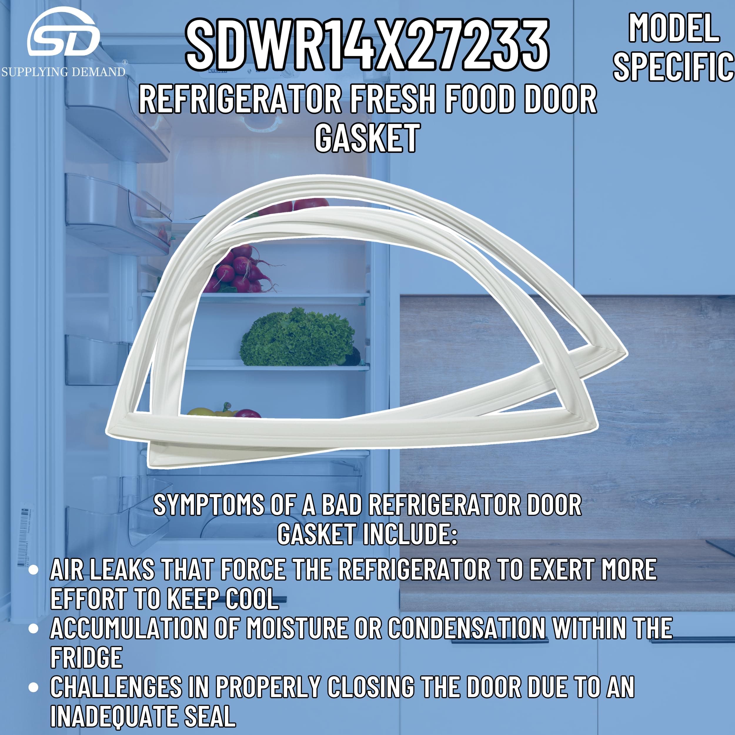 SDWR14X27233 wr14x27233-wr14x21148-refrigerator-door-gasket view 11